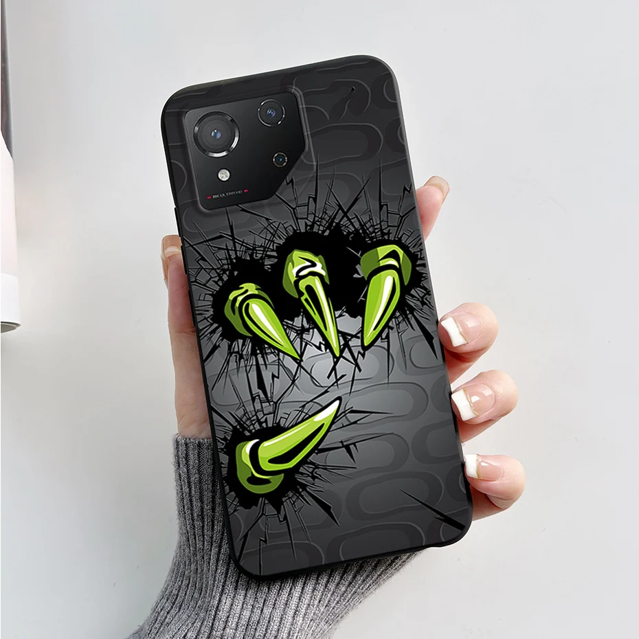 Fashion Marble Shockproof Black Silicone Soft TPU Phone Case