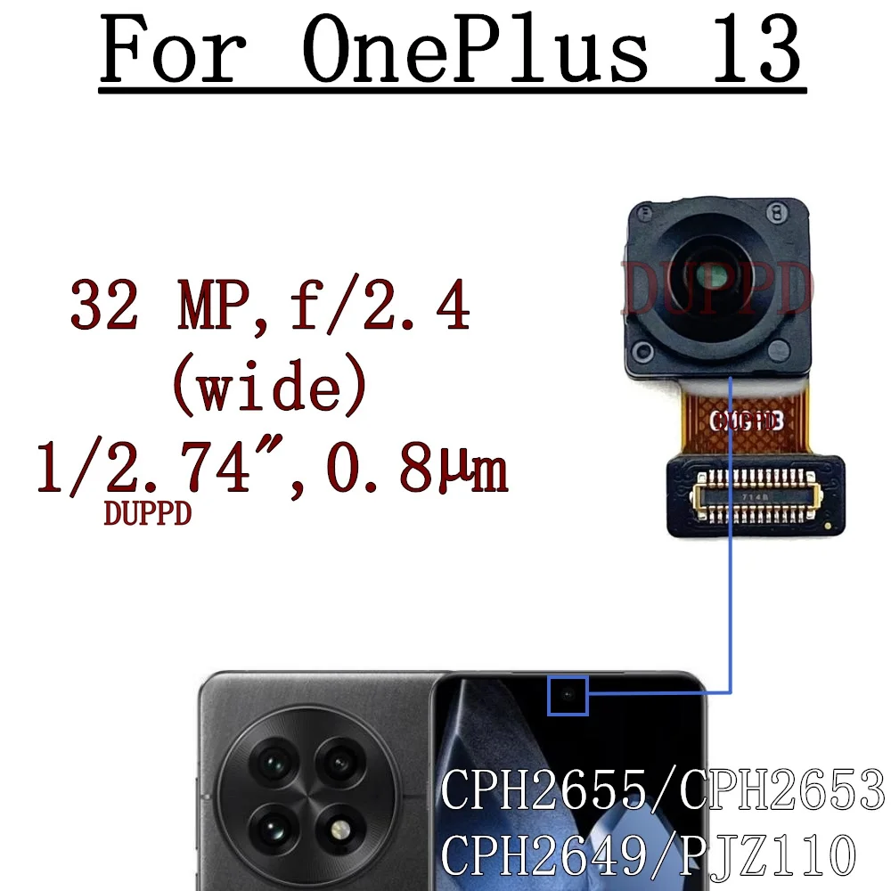 Enhanced Front and Rear Camera Replacement with Flex Cable