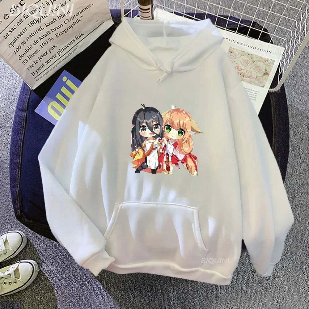 

Fox Spirit Matchmaker Fashion Woman Blouse 2023 Japan Anime Hoodies Girls Sweatshirts Autumn Winter Warm Sense of Design Clothes