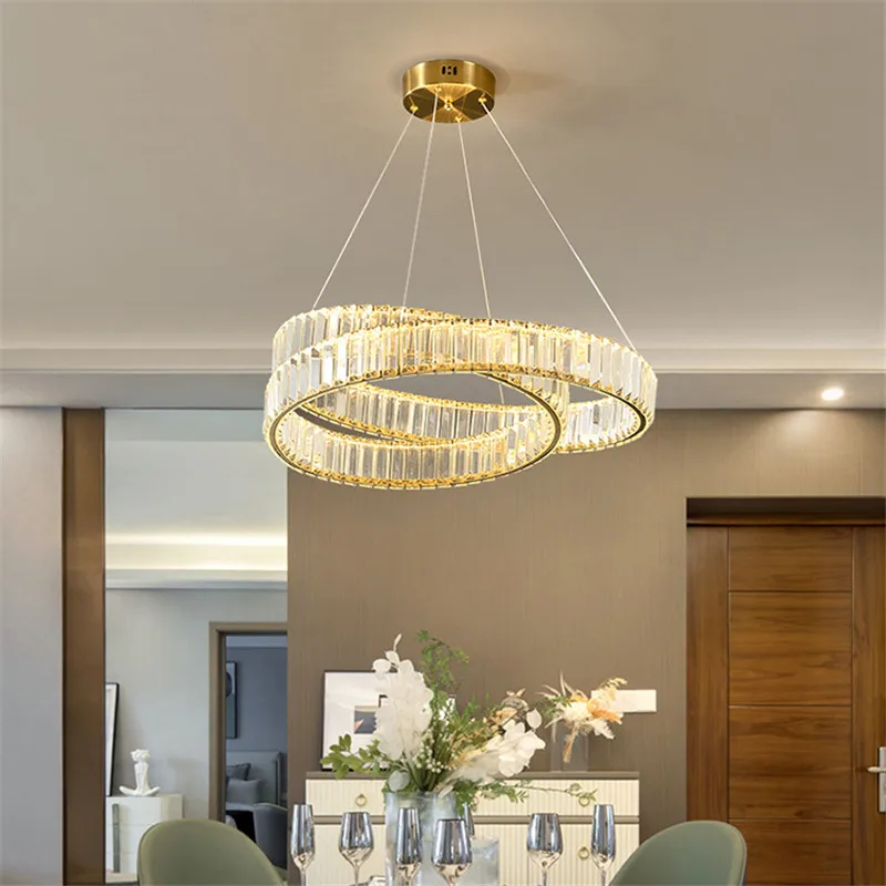 

Gold Crystal Lighting Chandelier For Living Room Bedroom Chandeliers With Crystal Led Lamp Living Room Lights For 220V 110V