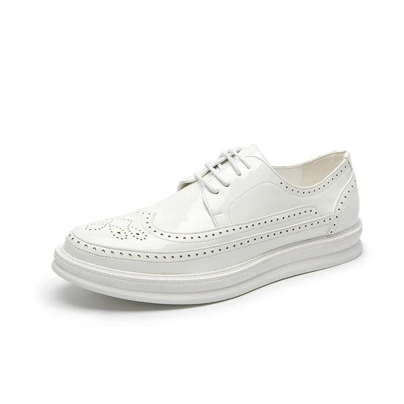 Classic High Quality Fashion Oxford Shoes Lace Up Men's Dress Shoes Style Moccasin Casual Men Leather
