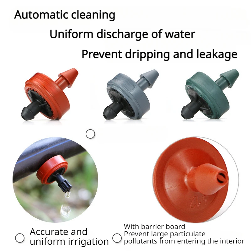 10pcs 2/4/8L Current stabilizer Irrigation Watering trees Watering Drip irrigation equipment Pressure compensation drip head plants irrigation kits drip irrigation