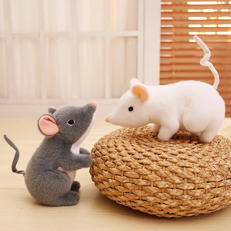 Hot Simulated Mouse Super Soft Plush Mouse Plushy Doll Stuffed Rat Plush Animal Toys for Children Peluche Mascot Gift