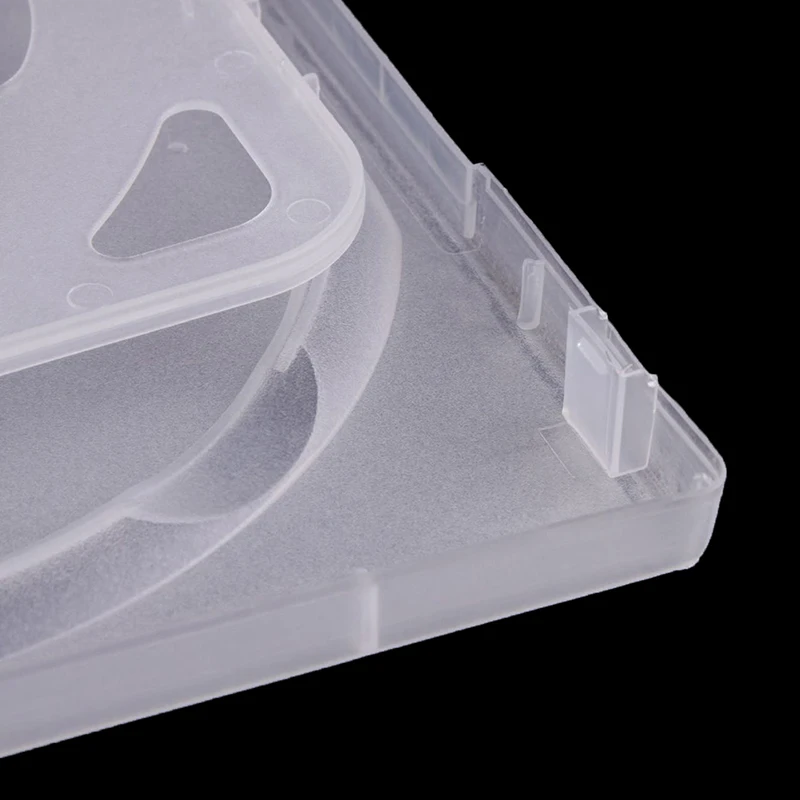 Cd Dvd Storage Case Empty CD Case PP Plastic Milky Transparent CD Case Capacity 4-8 Discs