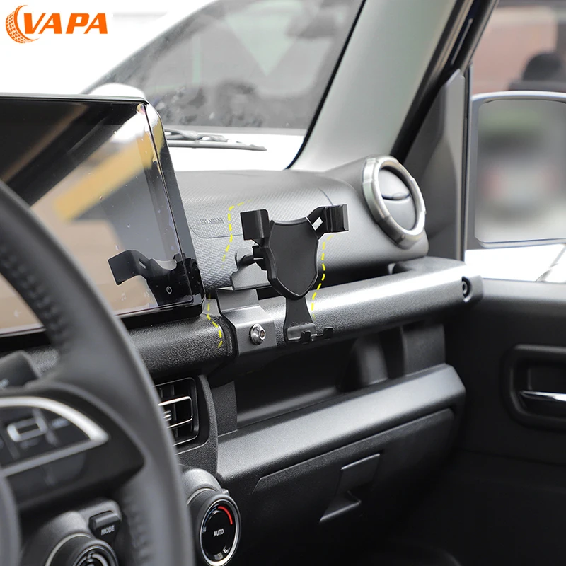 Mobile Phone Holder phone holder mobile phone holder Car Center Console Mobile Phone Mount Holder Cup Hook For Suzuki Jimny Up Interior Accessories