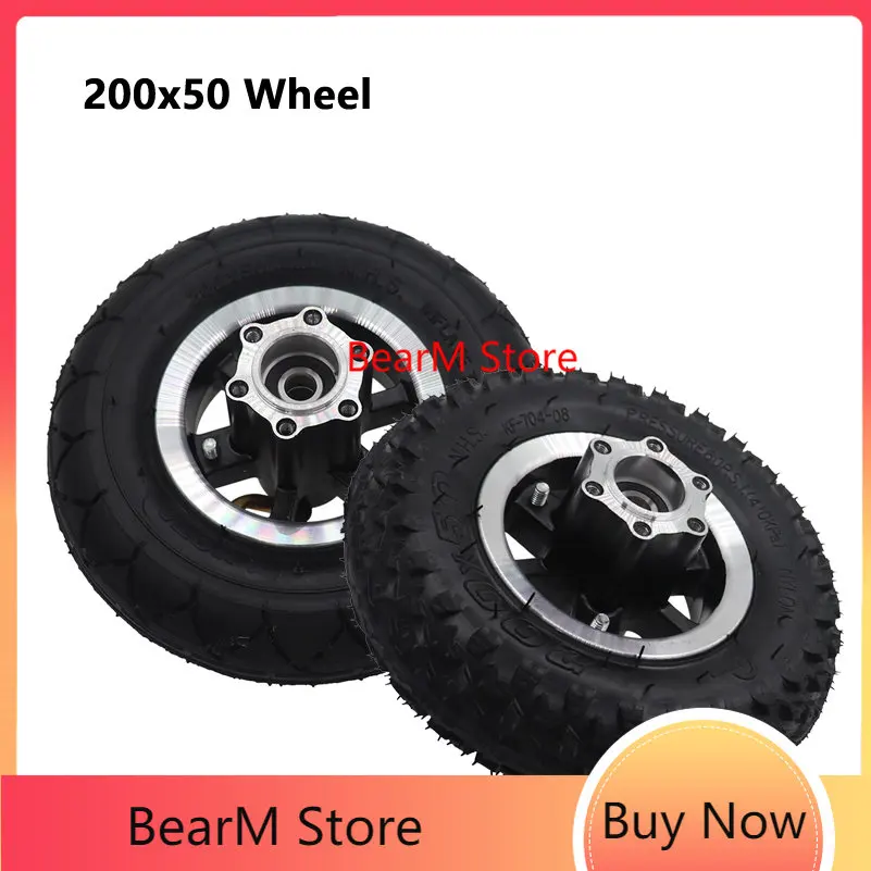 

High Quality 200x50 Pneumatic Tire with Aluminum Alloy Wheels for 8 Inch Folding Electric Scooter Pocket Bike