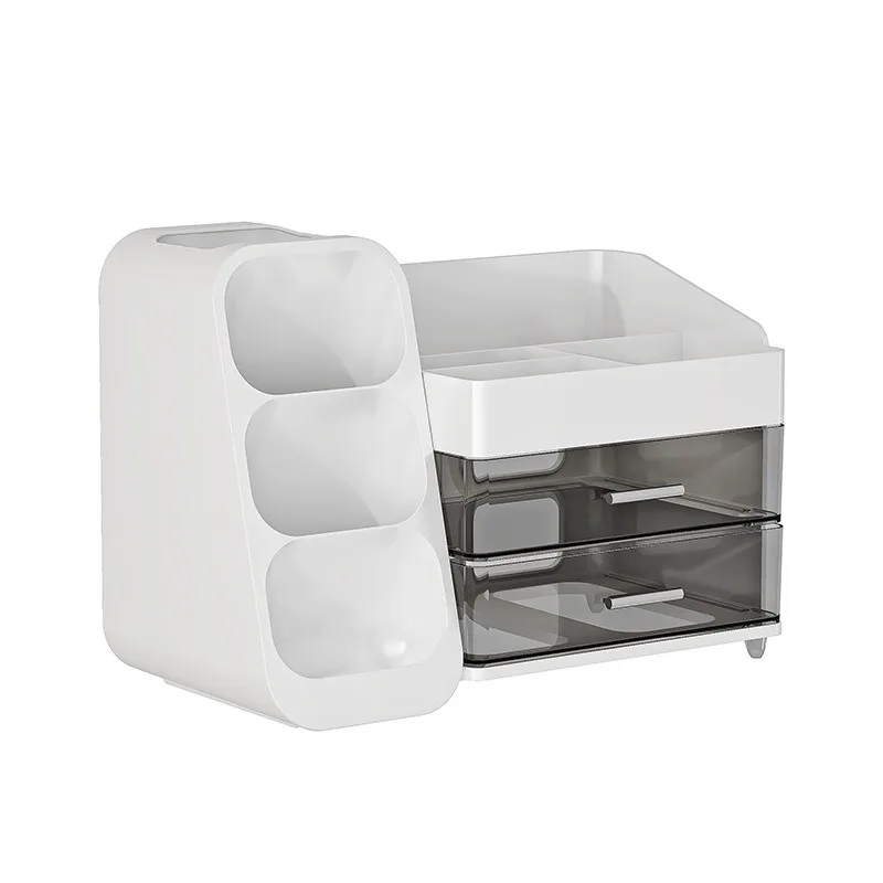 Large Luxury Cosmetics Storage Box, Dressing Table, Dustproof Makeup Organizer Case, Desktop Makeup Storage Holder Rack, 2024 6