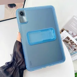 Transparent Stand Tablet Protective Case, Universal Fit for Redmi Pad2 2025 (Transparent blue)