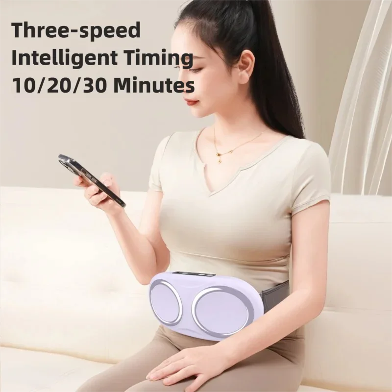 Wireless Abdominal Massage Belt with Vibration and Heat