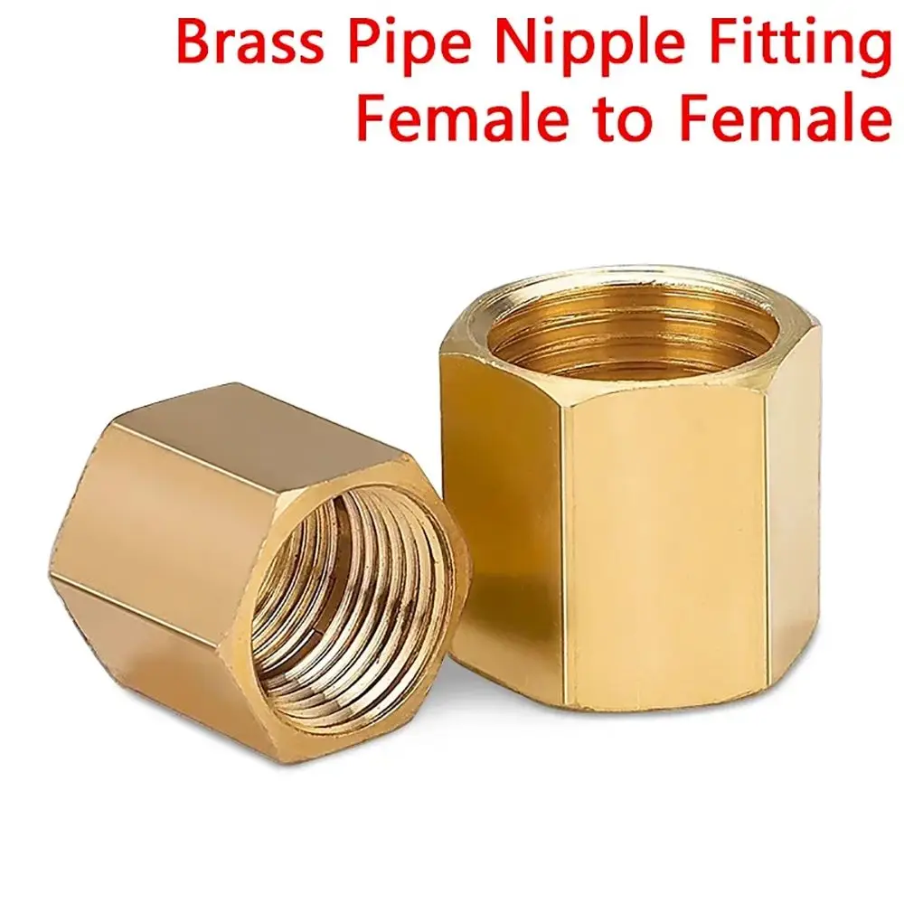 Brass Hex Connector Pipe Fitting for Water Fuel Gas