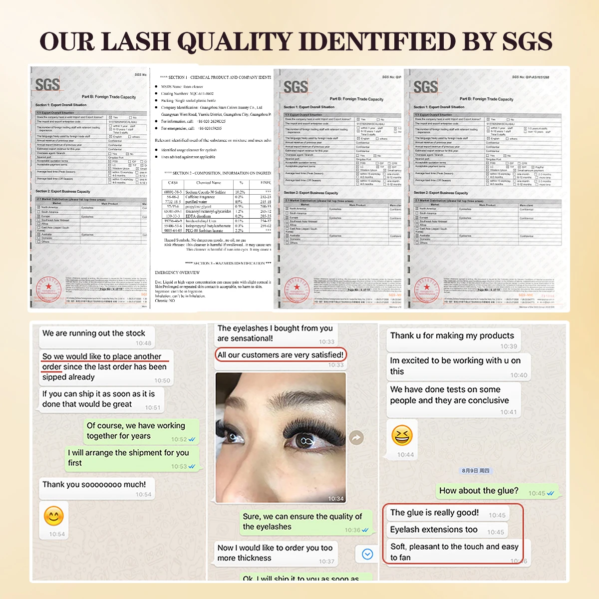 Lashonly Korea PBT Faux Mink Lashes Individual Natural False Eyelash Extension Volume Fan Eye Lashes Supplies For Makeup 6
