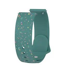 Premium 20mm Silicone Smartwatch Band - Universal Fit for 20MM (Pini pine green)
