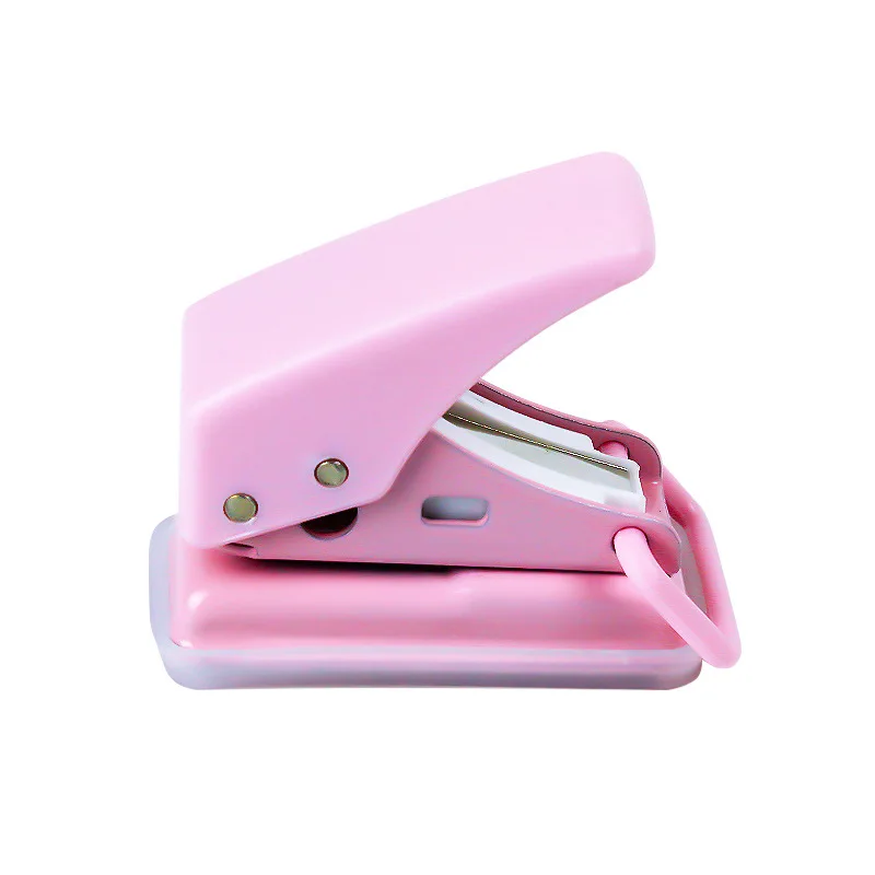 Pink Blue Color Single Ring Mini Hole Puncher 1 Hole Cute Paper Punch  Portable Office School Binding Supplies Stationery - AliExpress