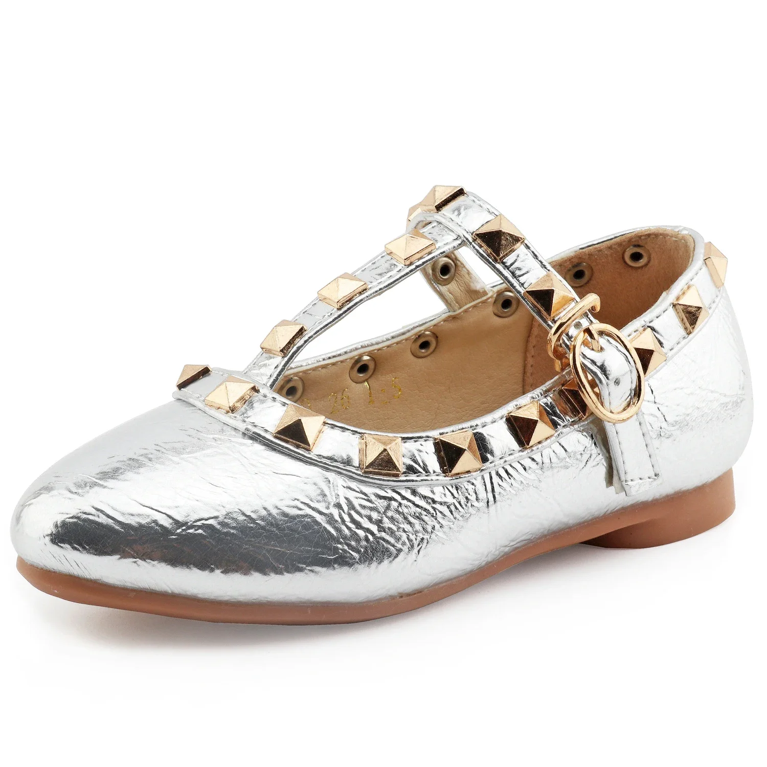 Girls Shoes Girls Flats Girls Sandals Kids spring autumn girls shoes stud Single shoes children sandal toddler princess flats party Dance