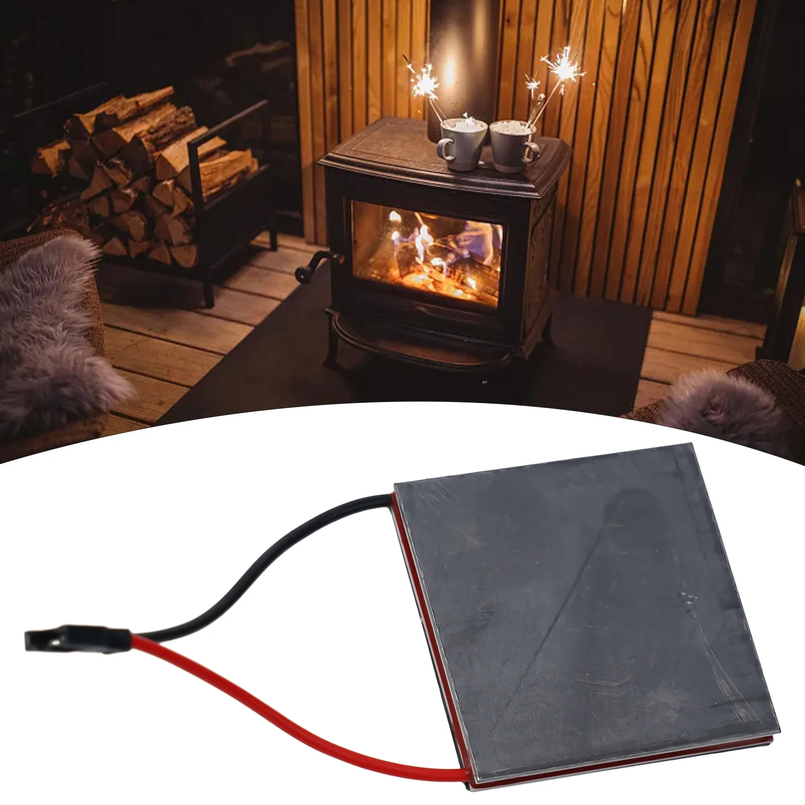Fireplace Fan Accessories Motor Generator Sheet Stove Burner Heater Part 40x40mm
