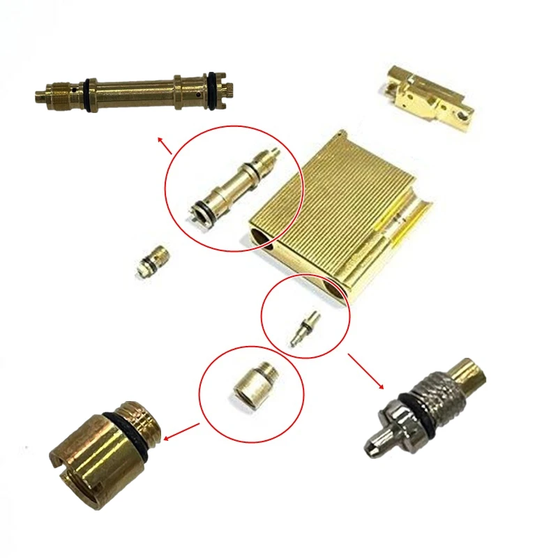 Copper Cup Core Gas Valve Metal Liner Replaceme Nt Inner Part For Dupont Ligne 2 Petrol Lighter Repair Service Accessory 2