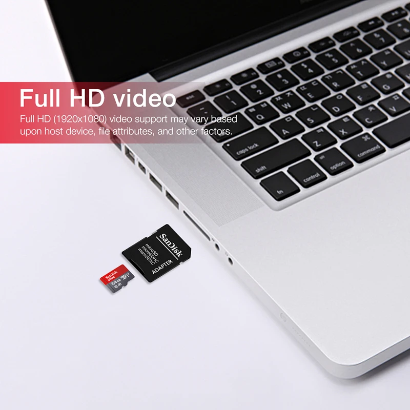 SanDisk-tarjeta de memoria Micro SD A1, Clase 10, UHS-1, TF, Flash, 100% GB, 64GB, 32GB, 128 Original, para teléfono inteligente/PC