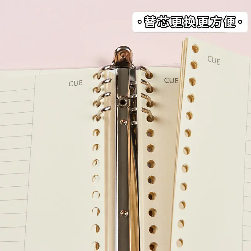 A6 Binder Notebooks Office Supplies Cuaderno Planner Budget Book Pink  Sketchbook School Office Accessories Korean Stationery - Notebook -  AliExpress