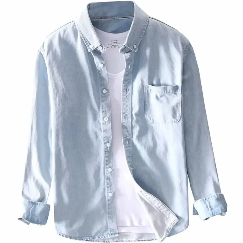 Denim Shirt Long Sleeve For Men