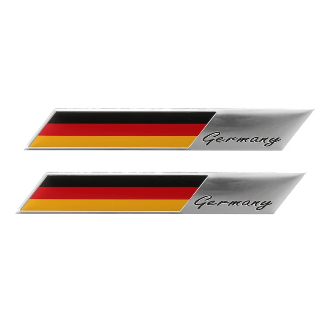 3d Aluminum Germany Sticker German Flag Emblem Decal For Audi Bmw