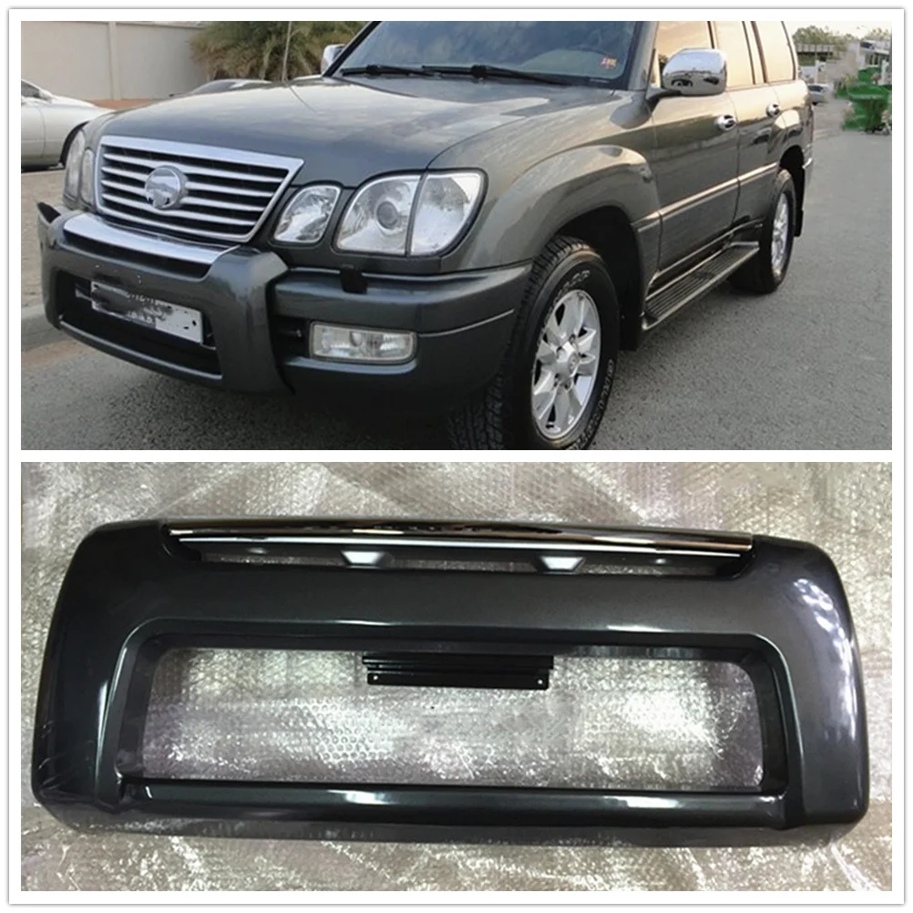 

Front Bumper Guard Frame Trim Dark Grey For Toyota Land Cruiser LC100 Lexus LX470 FZJ100 1998-2007