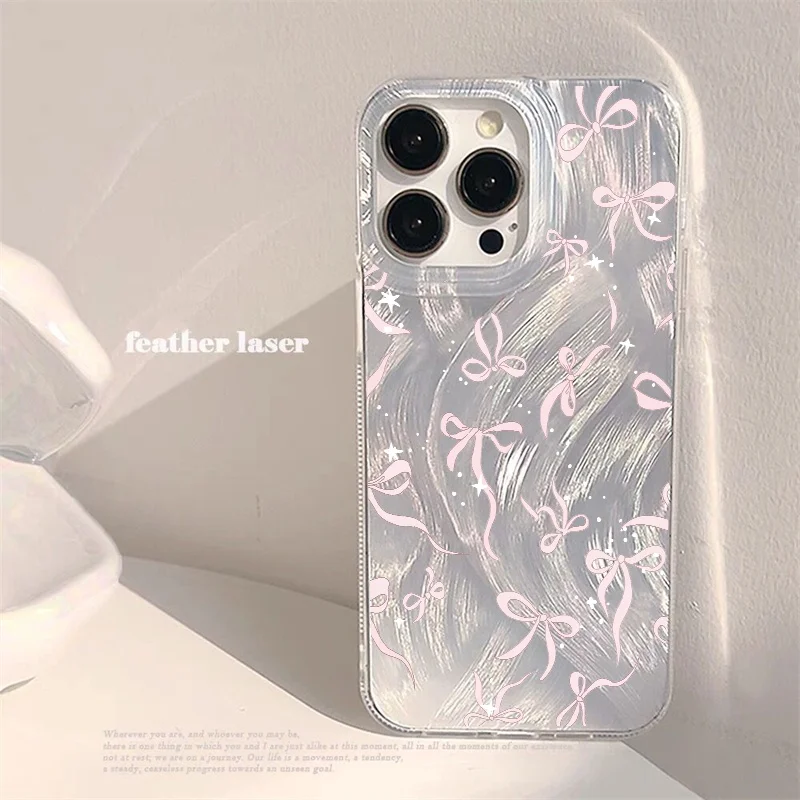 Korean Cute Y2K Star Minimalist Clear Phone Case - TPU Soft Cover