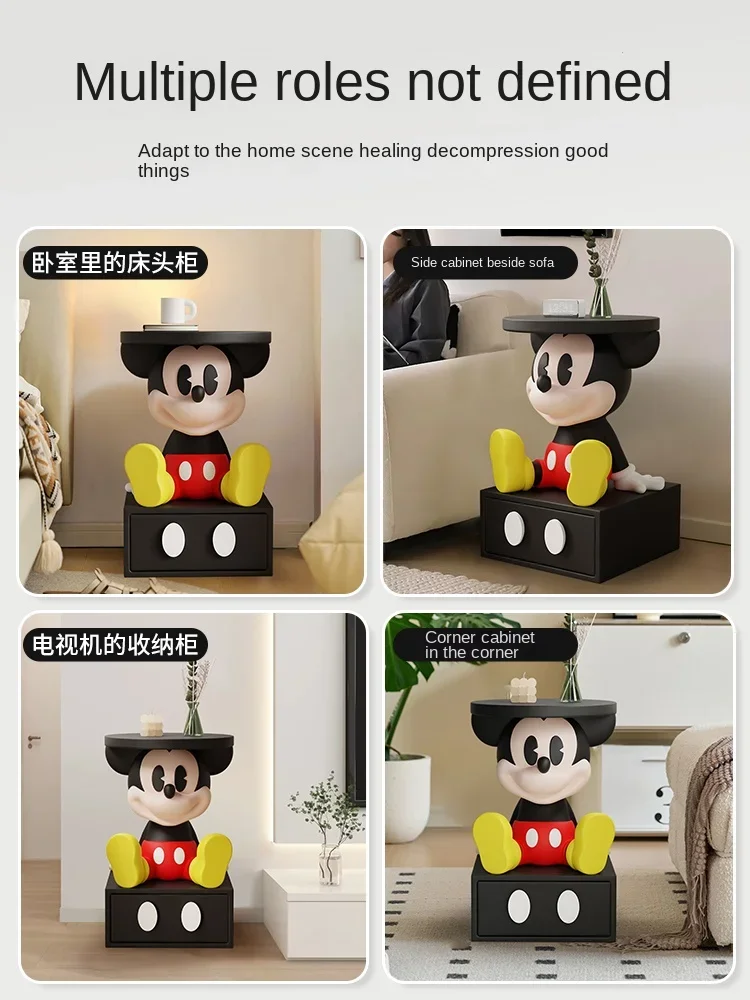 Cartoon Creative Bedroom Cute Bedside Table Children's Bedside Storage Sofa Side Cabinet Simple Modern Shelf