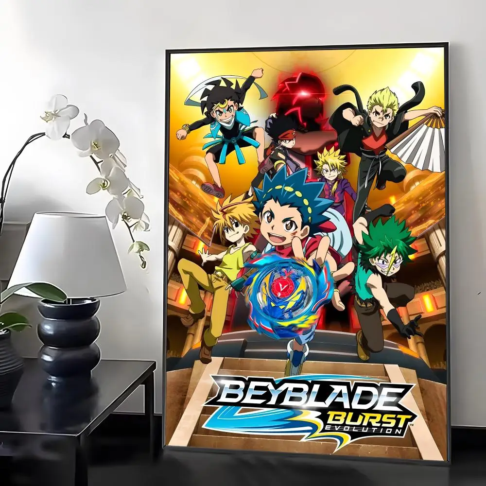 Vibrant Anime Beyblade Poster - Wall Art