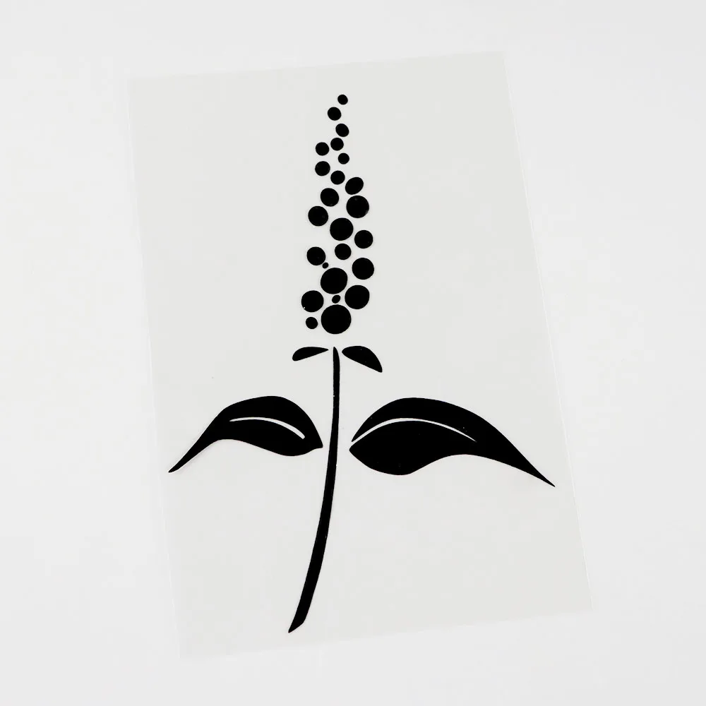 

Black/Silver Fun Tree Plants Vinyl Motorcycle Car Sticker Decal 10.6CM×15.1CM