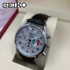 SEIKO Men's Sports Quartz Waterproof Watch, Multifunctional Dial Luminous Hands and Markers, Stainless Steel or Rubber Strap. 2