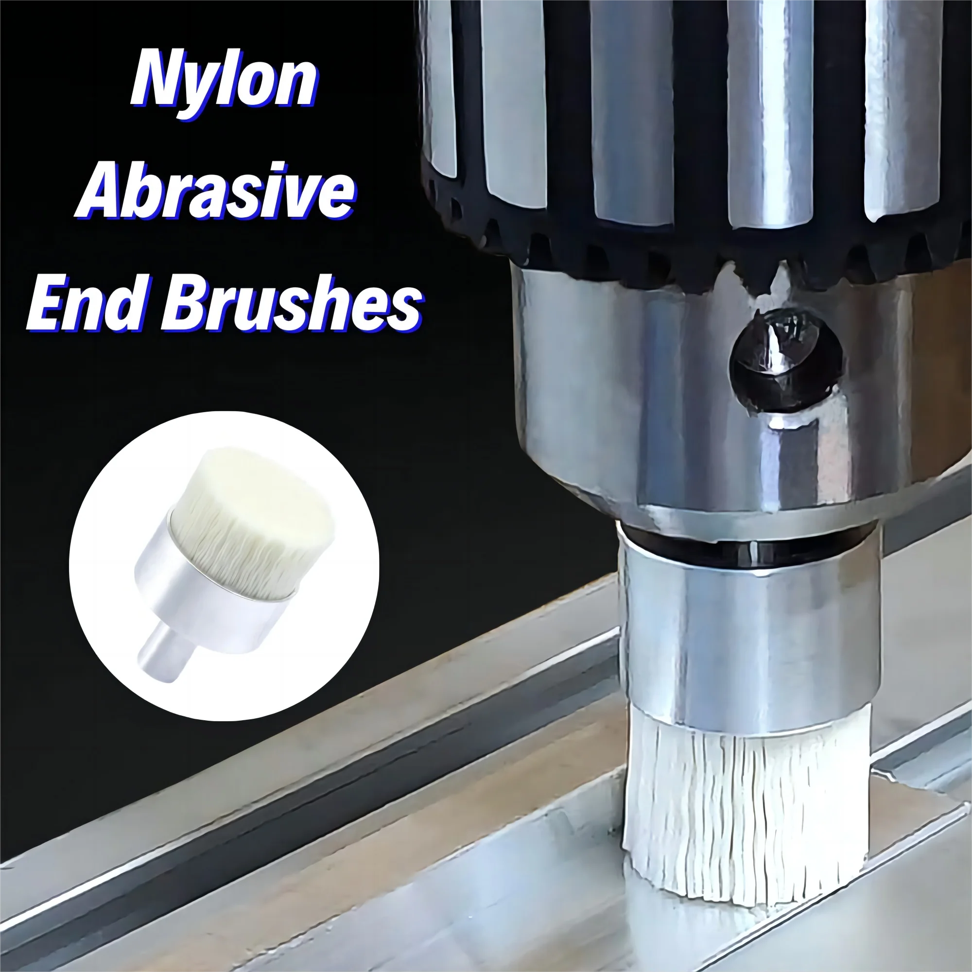 Keramik Schleif Nylon End Pinsel Bohrmaschine Draht Industrielle Multifunktionale Rost Entfernung Entgraten Farbe Abisolieren Hand CNC Werkzeuge – Detail 13