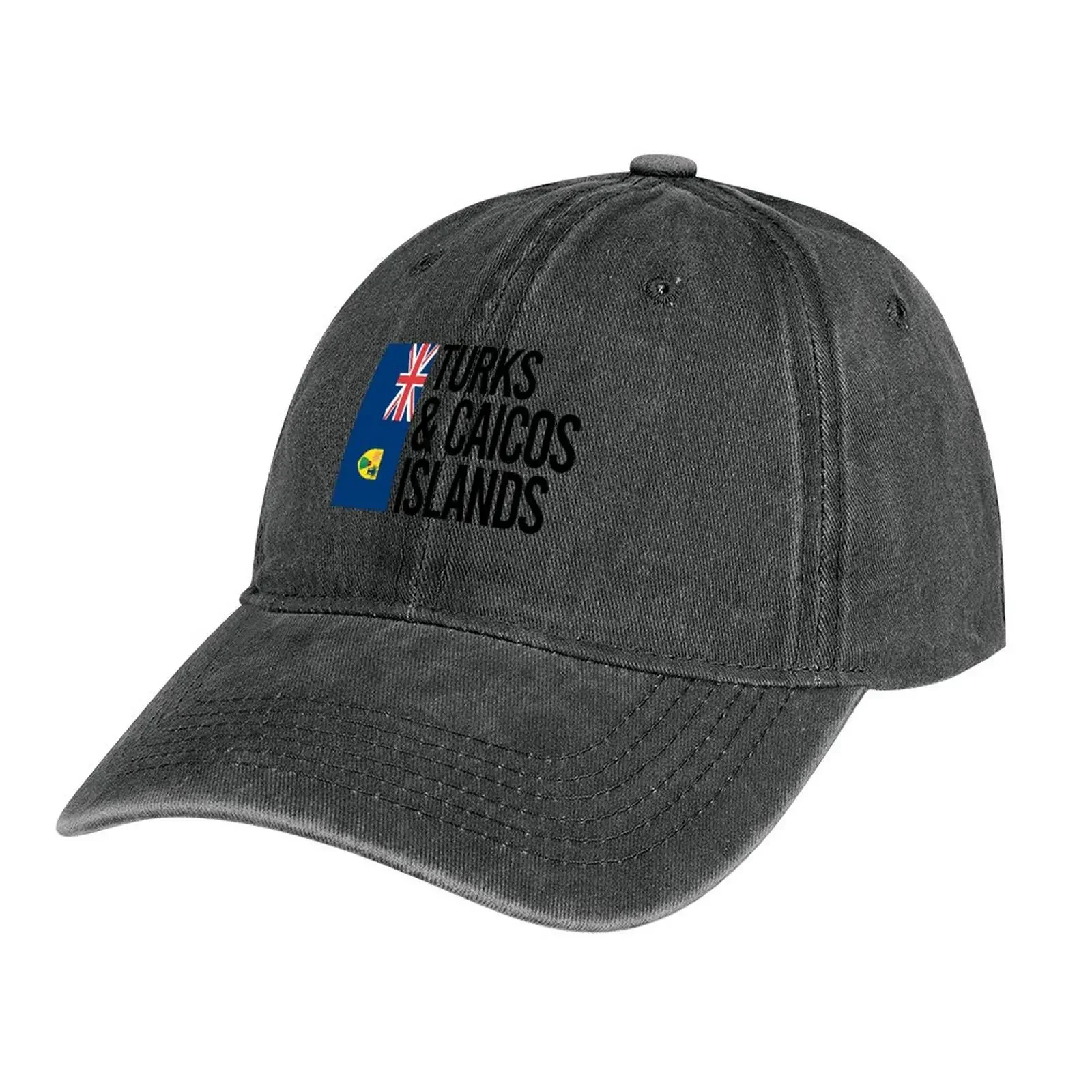 

Turks & Caicos Islands Minimal Design collection Cowboy Hat sun hat Horse Hat Baseball Men Women's