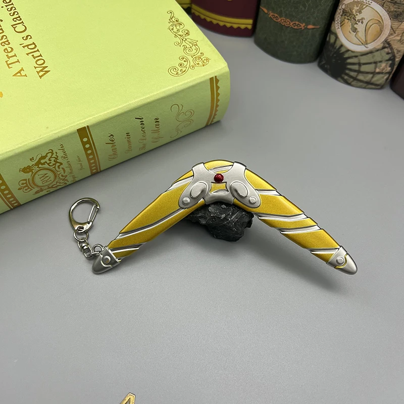 14Cm Sea-Breeze Boomerang Link Loz Tears Of The Kingdom Breath Of The Wild Game Periferiche Modello Di Arma In Metallo Ornamento Per La Casa Giocattol