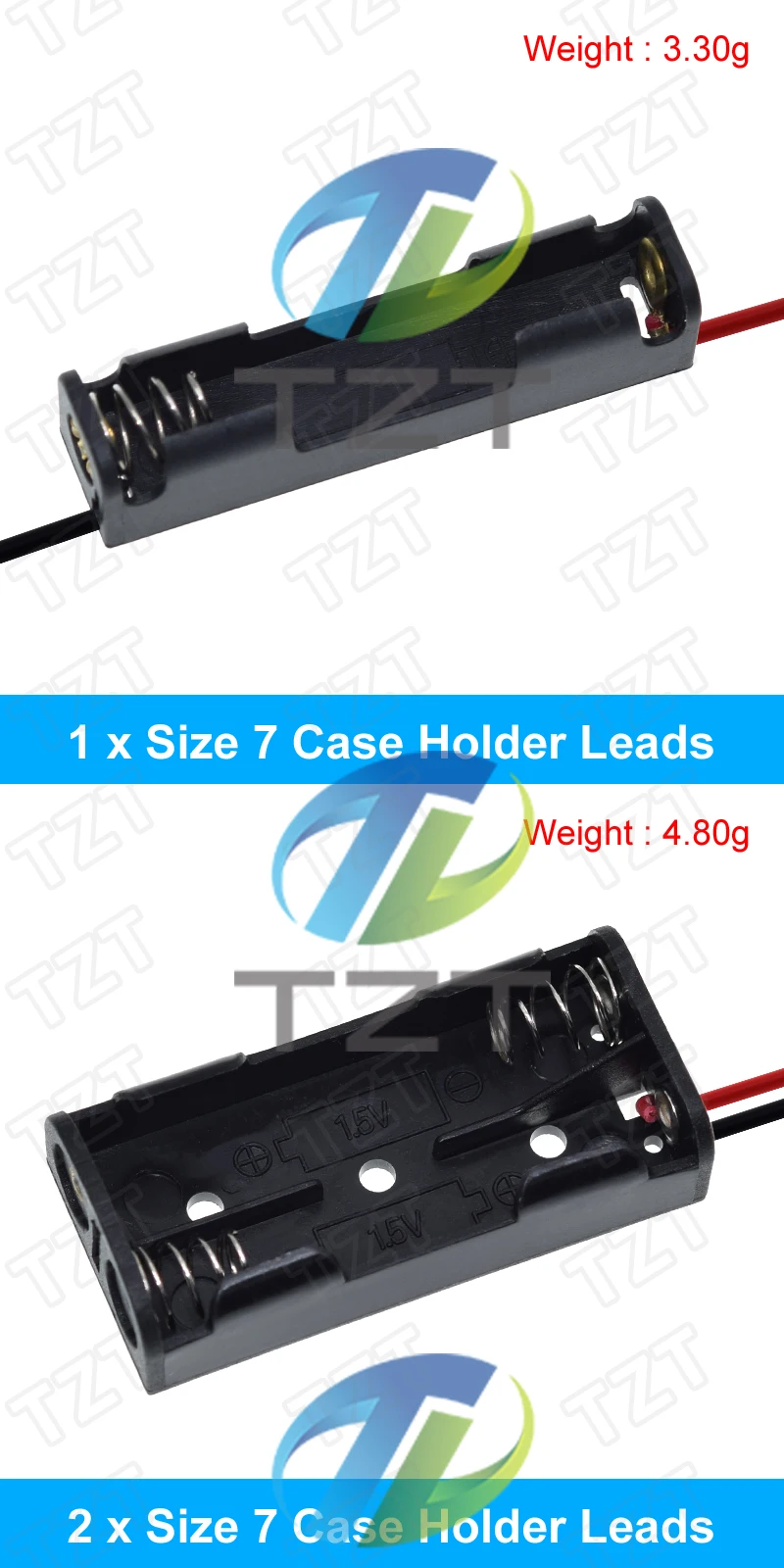 1/3PCS TZT AAA Größe 7 Batterie Lagerung Box Fall Halter Führt Mit 1 2 3 4 Slots Container tasche DIY Standard Batterien Laden – Detail 3