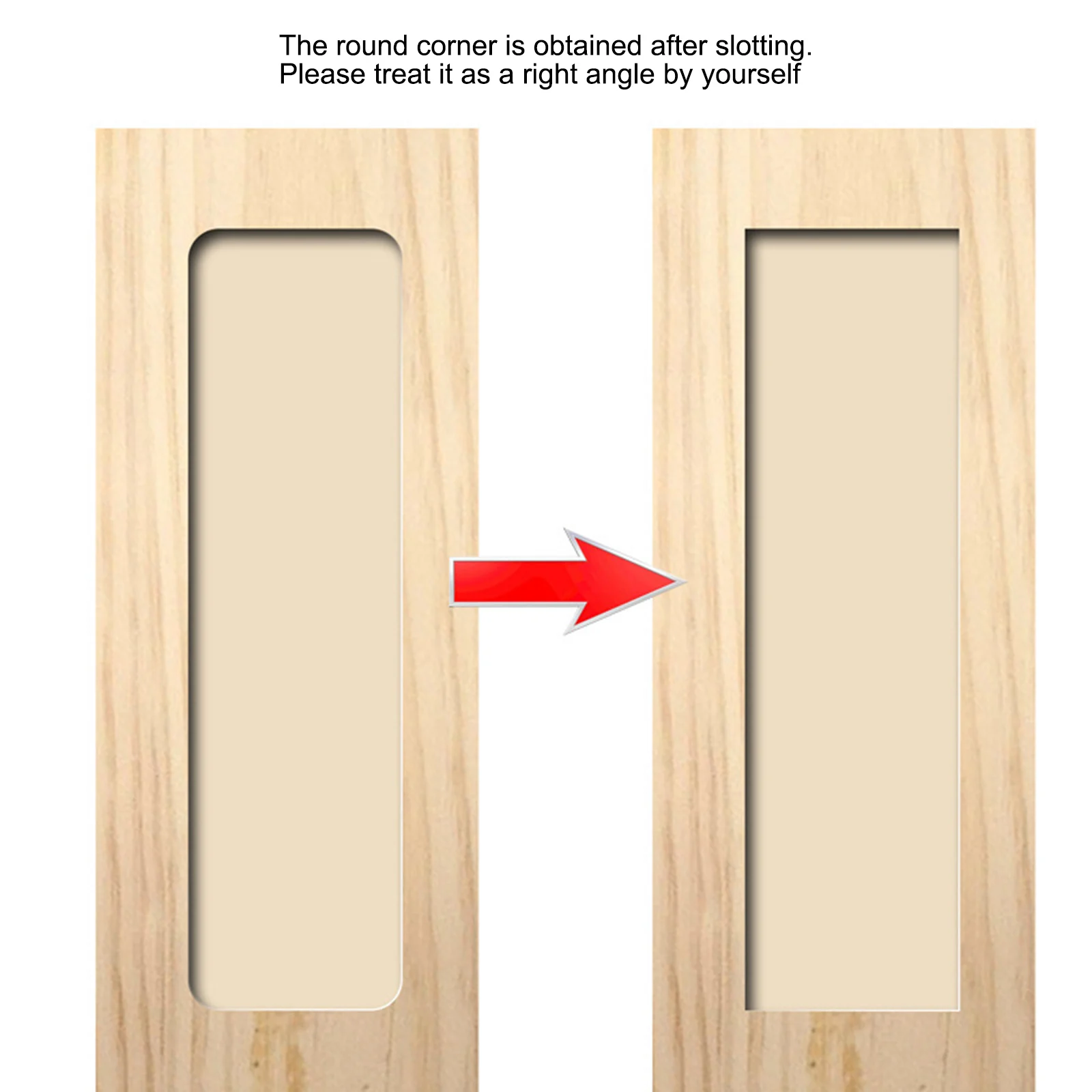 Hinge Installation Puncher Wooden Door Hinge Slotting Locator Trimming Knife Slotting Machine Fixing Woodworking Tools