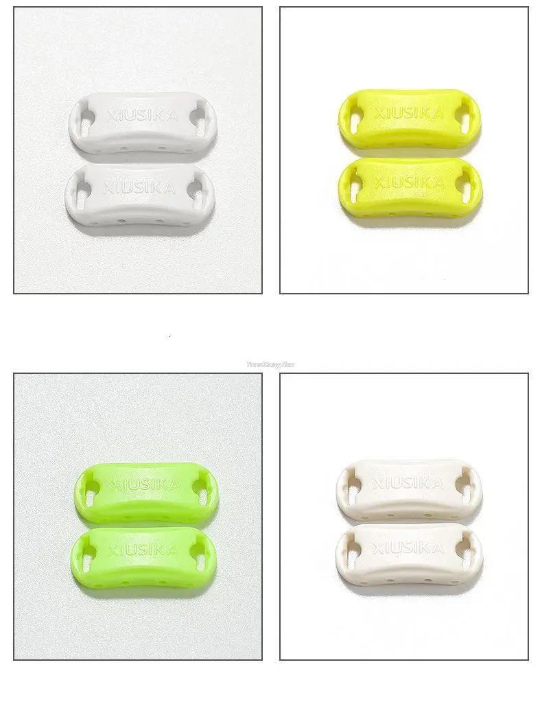 Mode Schnürsenkel schnalle Keine krawatte Schnürsenkel Schnell installieren lock Schuhe Zubehör AF1 Turnschuhe Schuh Charms 24 farben Schnürsenkel Schnalle – Detail 11