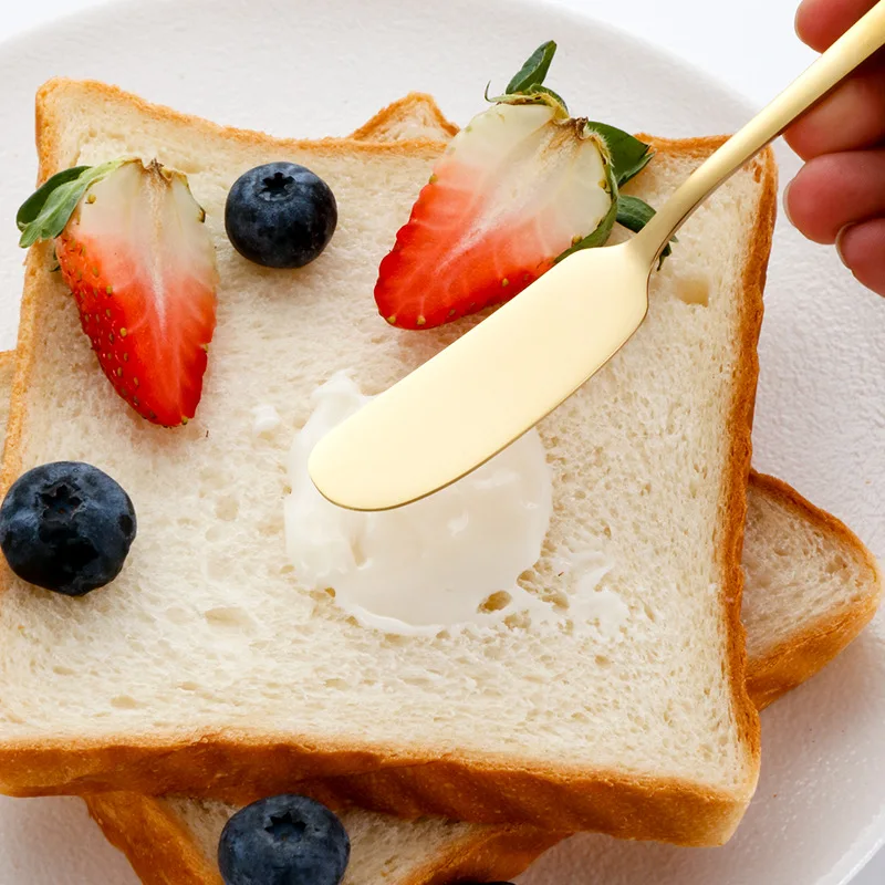 Butter Knife 1Pc 304 Stainless Steel Long Handle Multipurpose Western Tableware