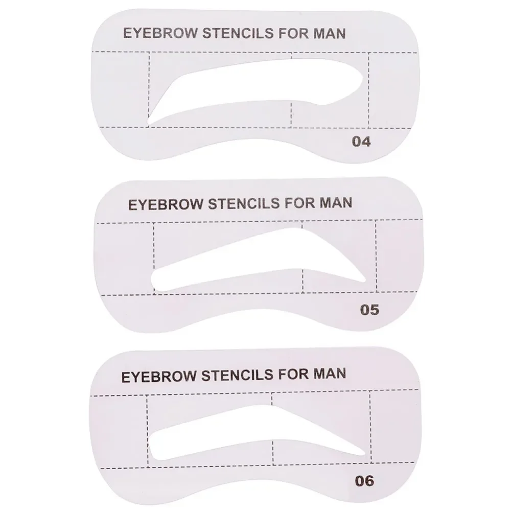 Eyebrow Stencil Tool 10Pcs/Set Beauty Eyebrow Stencil Eye Brow Shaper Kit Make Up Template Set Cosmetic Eyebrow Template For Men