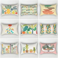 Decorative home throw pillows case for sofa cushion cover nordic 40x60cm 30*50cm Cute baby pillowcase cartoon fruit 30x50 cactus 1