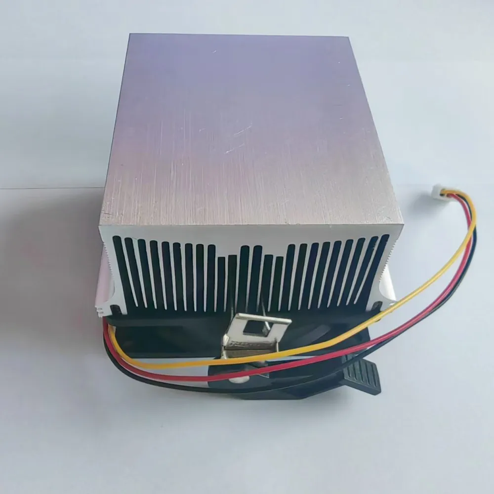 2pcs Aluminum plate with 12V fan for high power led diy Aluminium Heat Sink Cooling Fan for 50w 100w 150w 200w led