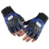 1Pair Fingerless Gloves Half Finger Men Gloves Anti-Slip Outdoor Sports Bicycle Gloves Riding Gloves 2