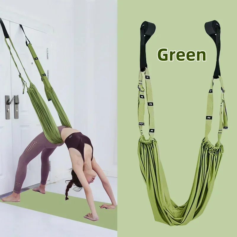 Aerial yoga rope wall hammock practice inverted lower waist trainer for adults and children One character horse  fitness