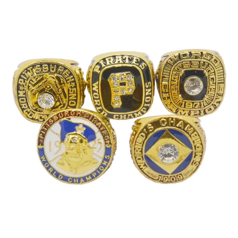 Champion Baseball And Rugby Ring Direct Sale Pittsburgh Pirates Sports Team Championship Ring Jewelry Accessories