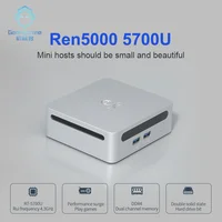 2025 GenMachine New Mini PC 5700U Windows 11 Ryzen Support Windows 11 DDR4 3200MHz AMD WiFi6 Max 64GB Diy Gaming Computer 1