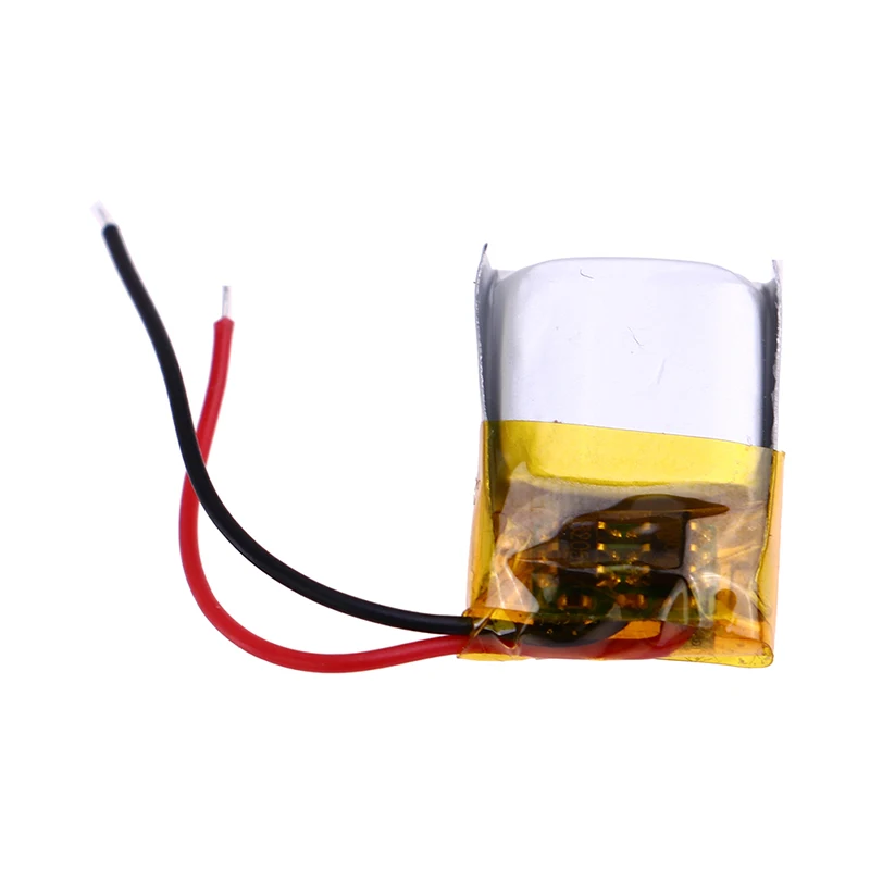 3.7V 40mAh 401215P Lithium Polymer Rechargeable Battery For MP3 DVD Toy Watch Selfie Stick Hearing Aid Reading Pen Cells 1Pcs