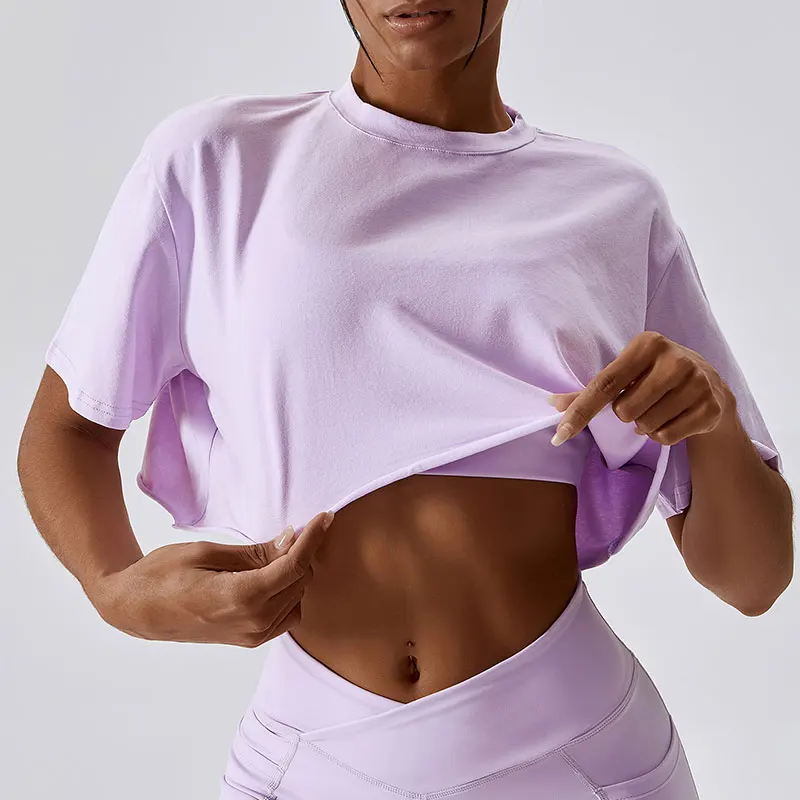 Breathable Quick Drying Sports Top Women's Half Sleeved Shirt Round Neck T-shirt Gym Workout Fitness Yoga Short Sleeved Running