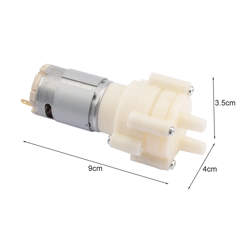 1/2/3/5PCS Micro Water Pump R385 Aquarium Fish Tank Round Water Air Diaphragm Pump DC 6-12V Aquarium Small Air Pumps Accessories