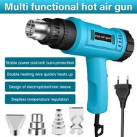 220V Hot Air Gun 2000W Stepless Temperature Adjustment Electric Hot Air Gun Heating Element Hot Film Power Tool for Automotive 1