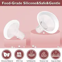 ชิ้นส่วนปั๊มนมหน้าแปลนขอบนุ่มสําหรับเครื่องปั๊มนม Medela /Spectra S1 S2 9 Plus, PersonalFit, Freestyle, Maxflow 5