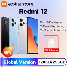  Xiaomi Redmi 12 Global Version 128GB / 256GB ROM MediaTek Helio G88 6.79